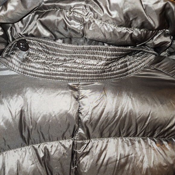 MONCLER BLACK PUFFER JACKET MID LENGTH W DRAWSTRING WAIST DOUDOUNE ELASTIQUE - Picture 14 of 16